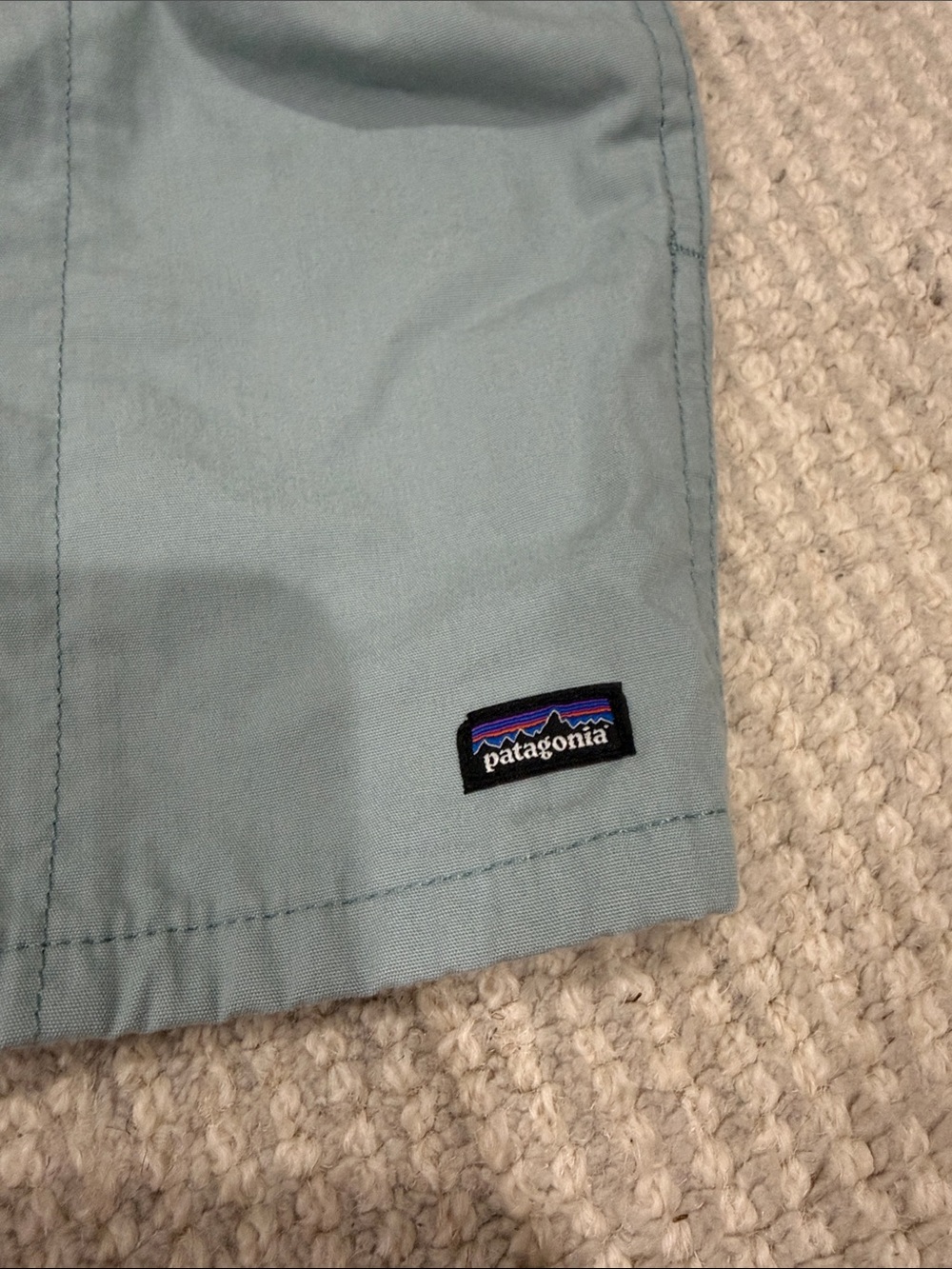 Patagonia Seafoam Elastic Waist Casual Shorts - Picture 2 of 3